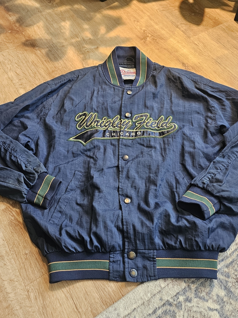 vintage 1990s Starter Diamond Collection Wrigley Field Chicago Mens Large